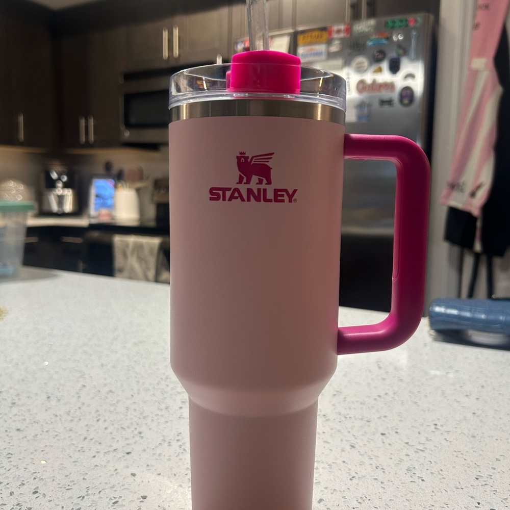 Stanley Pink Tumbler with Handle